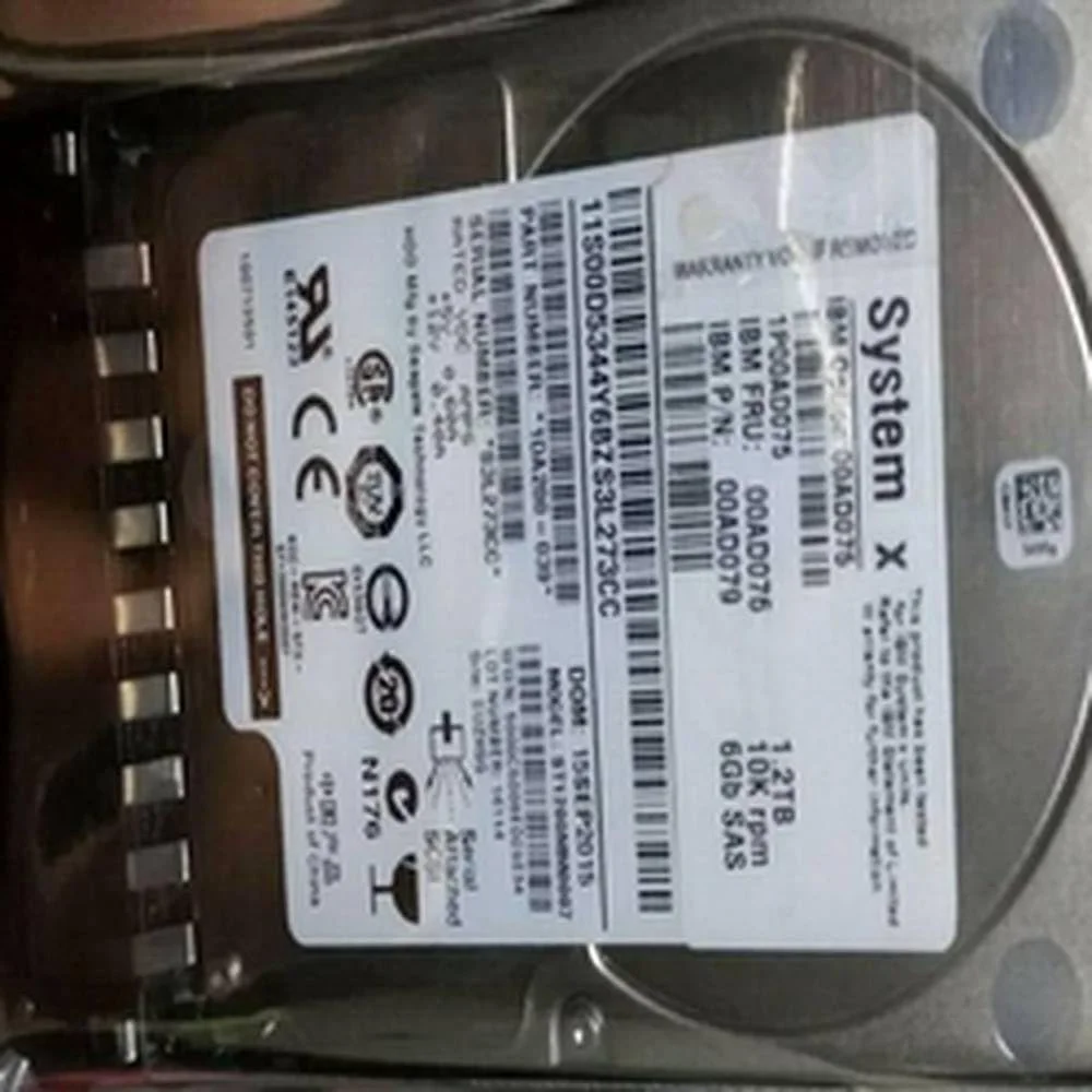 هارد دیسک ۱.۲ ترابایتی ۲.۵ اینچی SAS 64 مگابایتی ۱۰K برای X3550 M4 X5، هارد دیسک داخلی برای سرور، مدل 00AD076 00AD075 00AD079 هارد دیسک ۱.۲ ترابایتی ۲.۵ اینچی SAS 64 مگابایتی ۱۰K برای X3550 M4 X5، هارد دیسک داخلی برای سرور، مدل 00AD076 00AD075 00AD079