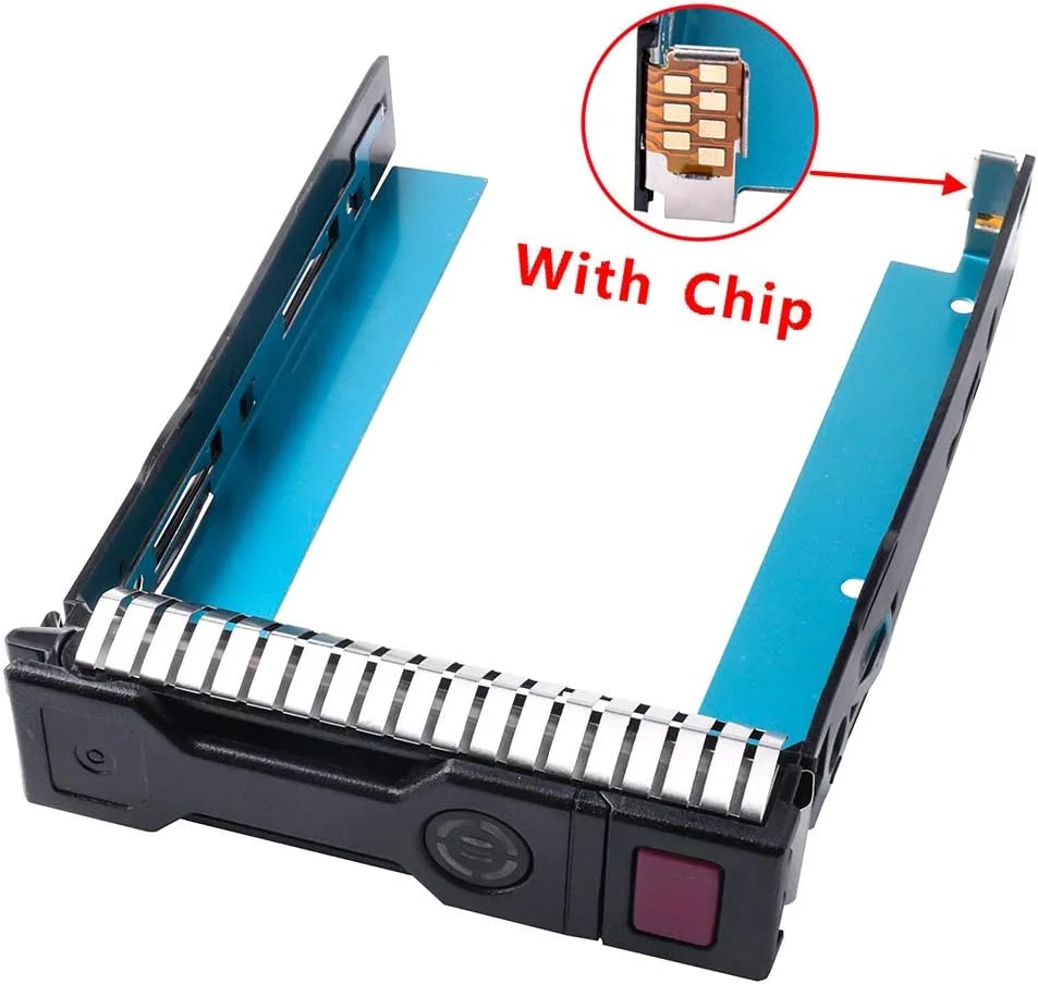 سینی هارد دیسک 3.5 اینچی LFF SAS SATA سازگار برای جایگزینی HP 651314-001 651320-001 Gen8 Gen9 3.5 LFF Drive Tray DL380P DL360P DL160 DL560 DL385 G8 Series