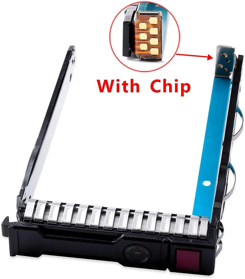 کدی سینی درایو 2.5 اینچی SAS SATA SFF (651687-001 651699-001) سازگار با HP Gen8 ML350p DL360e DL320e DL380e SL270 s230 G8 G9 G10