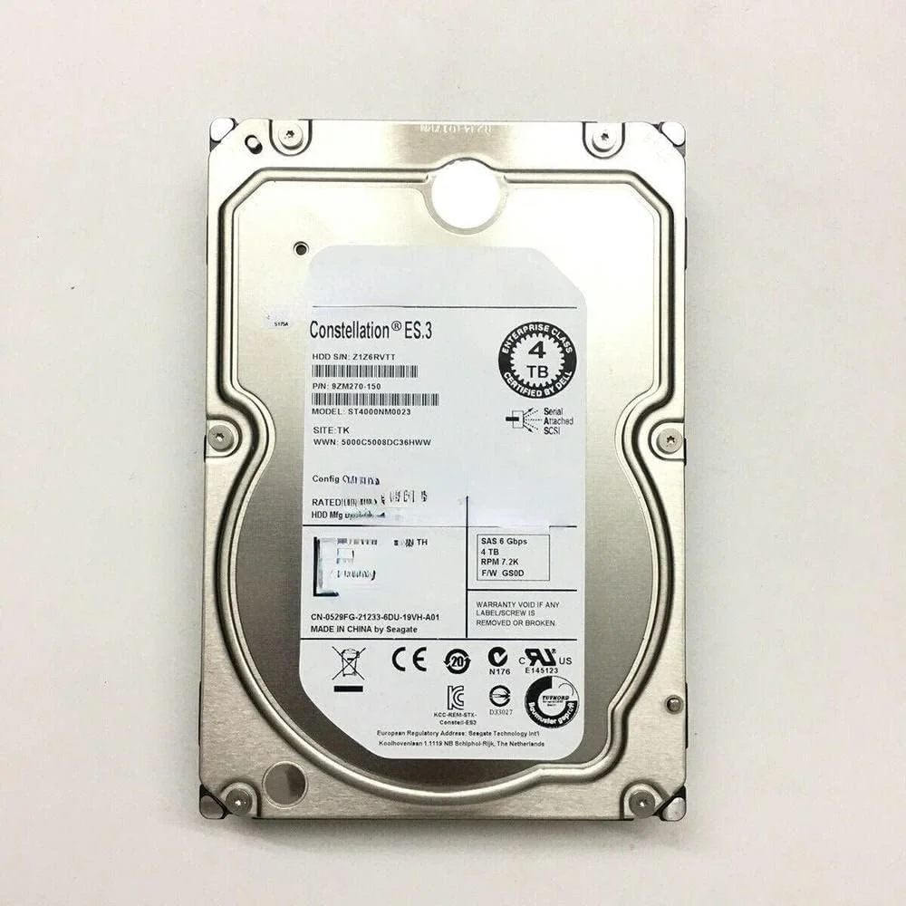 هارد دیسک سرور ST4000NM0023 4T 4TB SAS 3.5 9ZM270-150 0529FG هارد دیسک سرور ST4000NM0023 4T 4TB SAS 3.5 9ZM270-150 0529FG