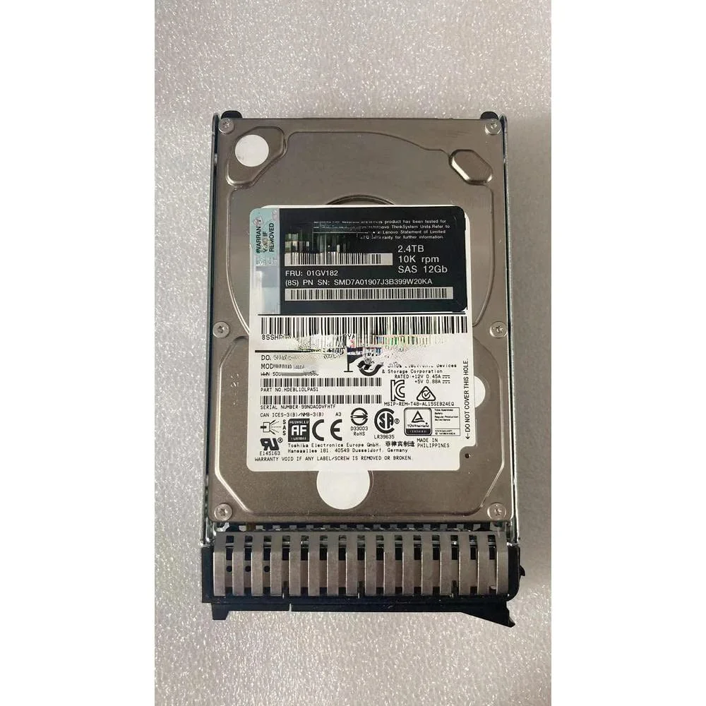 هارد دیسک سرور 2.4 ترابایتی 10K SAS 2.5 اینچی برای X3650 M5 X3550 M5 مدل 01GV182 هارد دیسک سرور 2.4 ترابایتی 10K SAS 2.5 اینچی برای X3650 M5 X3550 M5 مدل 01GV182