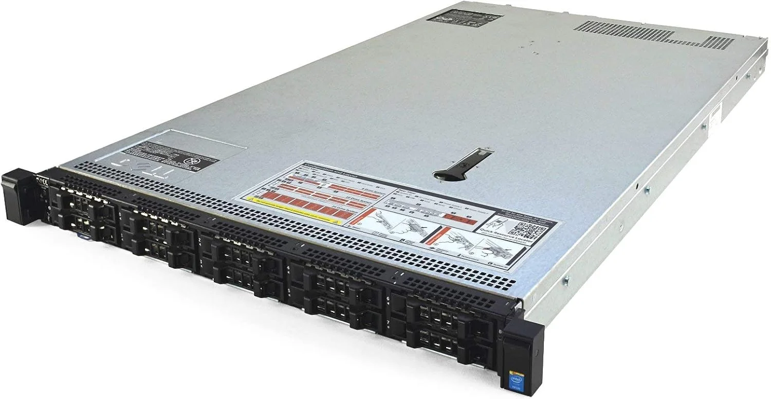 سرور Dell PowerEdge R630 NVMe 3.20 گیگاهرتز 16 هسته ای 256 گیگابایت رم 46 ترابایت فضای ذخیره سازی همراه با ریل