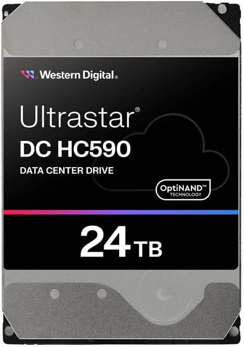 هارد دیسک مرکز داده وسترن دیجیتال Ultrastar DC HC590 با ظرفیت 24 ترابایت، SAS 12Gb/s، سرعت 7200 دور در دقیقه، حافظه کش 512 مگابایت، 3.5 اینچی هارد دیسک مرکز داده وسترن دیجیتال Ultrastar DC HC590 با ظرفیت 24 ترابایت، SAS 12Gb/s، سرعت 7200 دور در دقیقه، حافظه کش 512 مگابایت، 3.5 اینچی