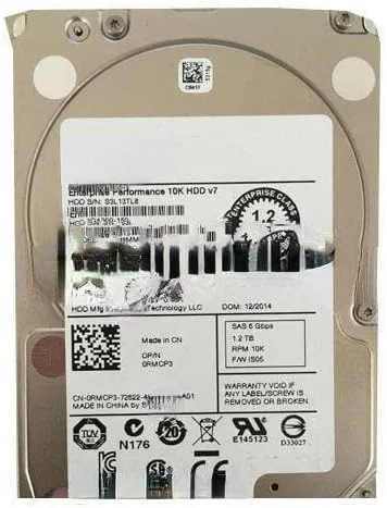 هارد درایو سرور 1.2 ترابایتی SAS 10k 2.5 اینچی مدل ST1200MM0007 با شماره قطعه 0RMCP3 هارد درایو سرور 1.2 ترابایتی SAS 10k 2.5 اینچی مدل ST1200MM0007 با شماره قطعه 0RMCP3