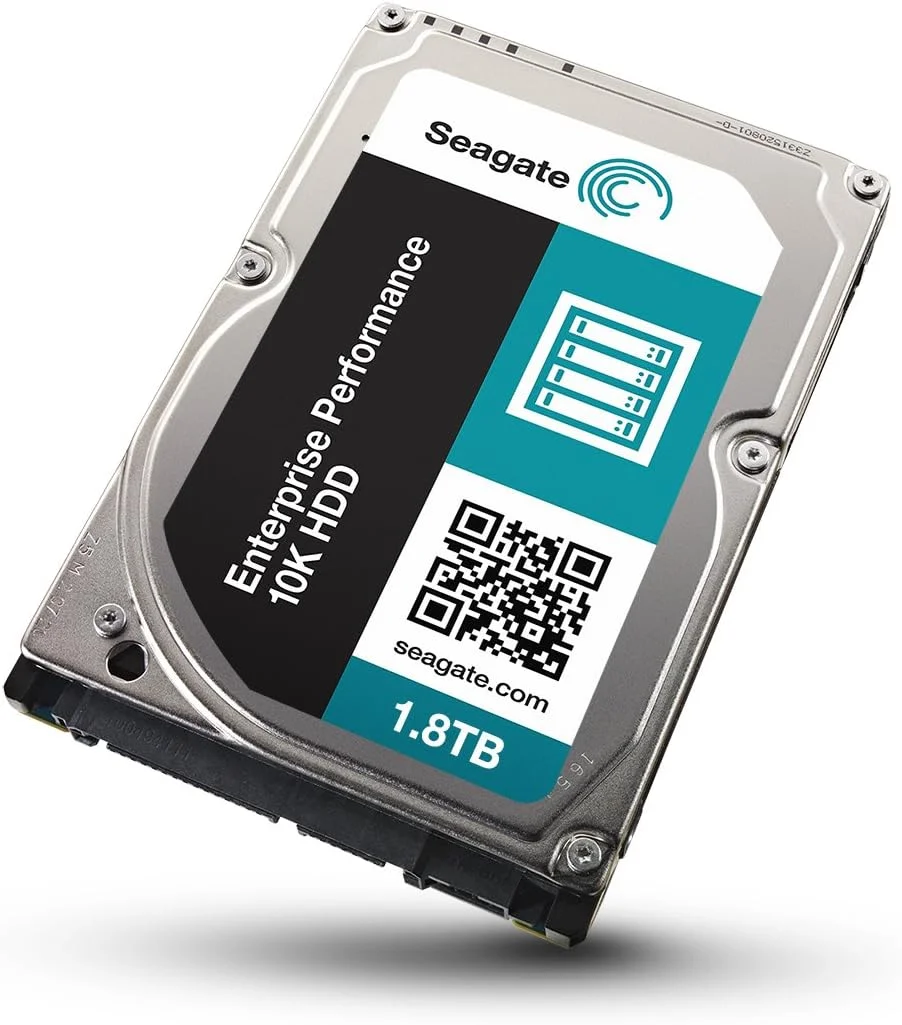 هارد درایو اینترپرایز سیگیت مدل ST1800MM0008، ظرفیت 1800 گیگابایت، سایز 2.5 اینچ، SAS 12Gb/s، سرعت چرخش 10K RPM، حافظه کش 128 مگابایت، 4KN (Thunderbolt)