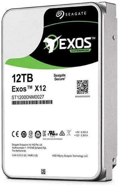 هارد دیسک ۱۲ ترابایتی سیگیت Exos X14 ST12000NM0038 - داخلی 3.5 اینچی - SAS (SAS با سرعت 12 گیگابیت بر ثانیه)