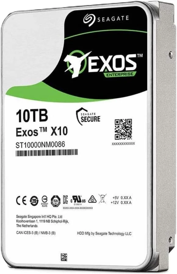 هارد دیسک سازمانی سیگیت Exos X10 مدل ST10000NM0096 با ظرفیت 10 ترابایت - SAS 12Gb/s