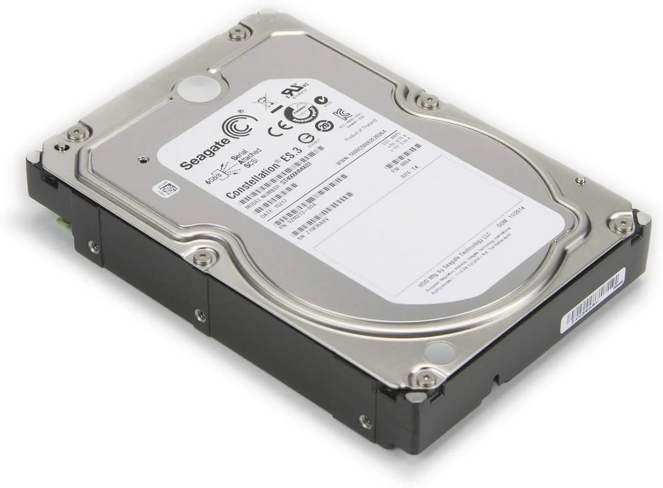 هارد دیسک داخلی سیگیت 4 ترابایت Enterprise Capacity، سرعت 7200 دور در دقیقه، SATA 6Gbps، حافظه کش 128 مگابایت (ST4000NM0033)