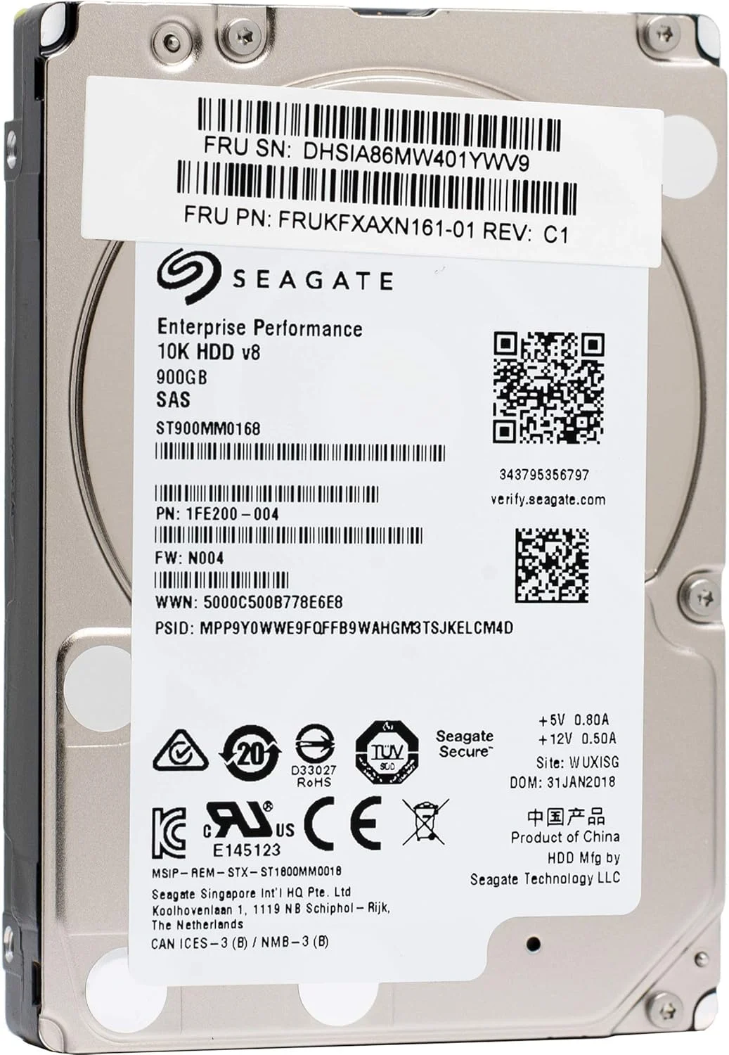 هارد دیسک سیگیت 900GB 2.5 اینچی SAS 12Gbs 10K مدل ST900MM0168