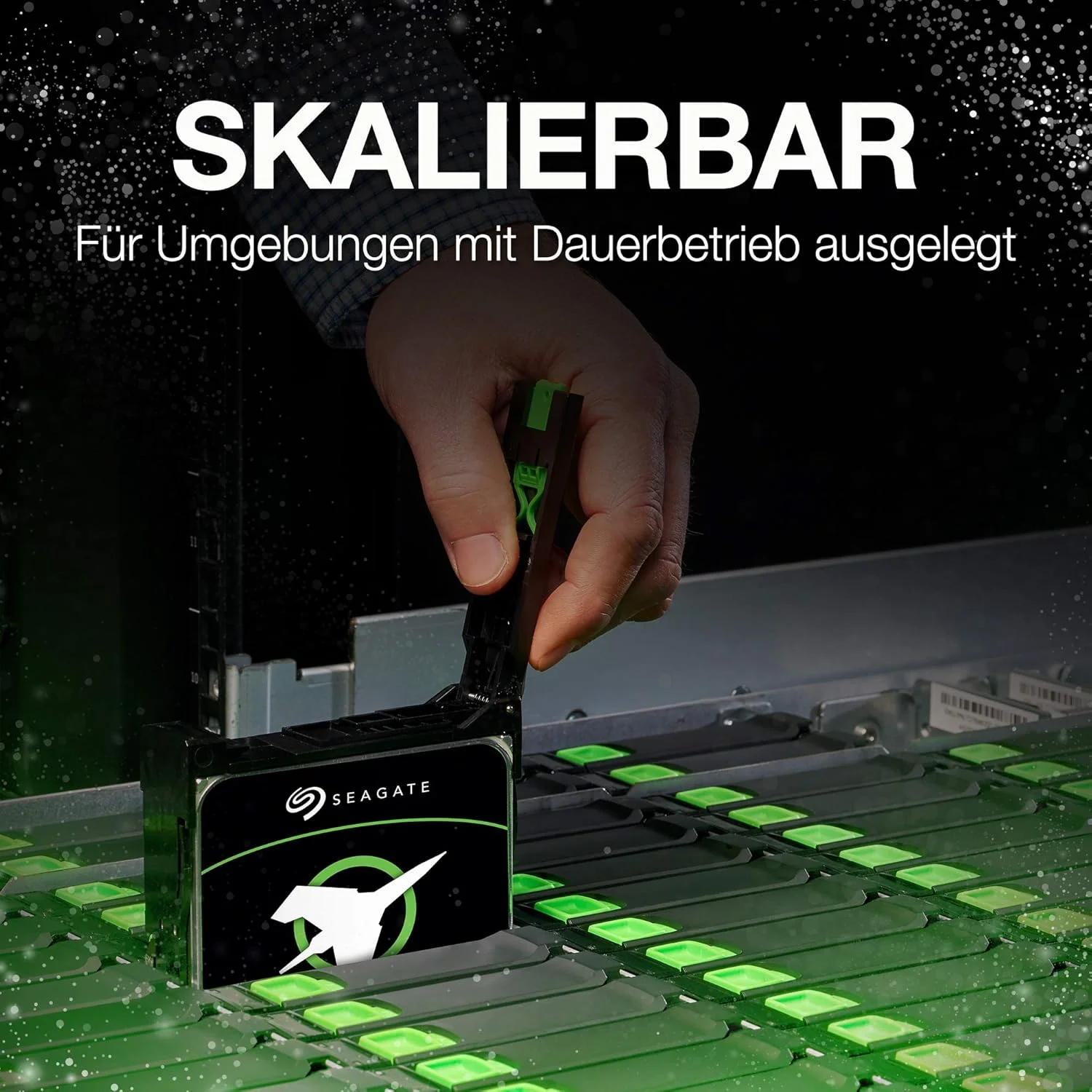 هارد دیسک اینترپرایز سیگیت Exos با ظرفیت 12 ترابایت، سایز 3.5 اینچ، سرعت 7200 دور در دقیقه، 256 مگابایت کش، SAS 12 گیگابیت بر ثانیه، مدل ST12000NM0027