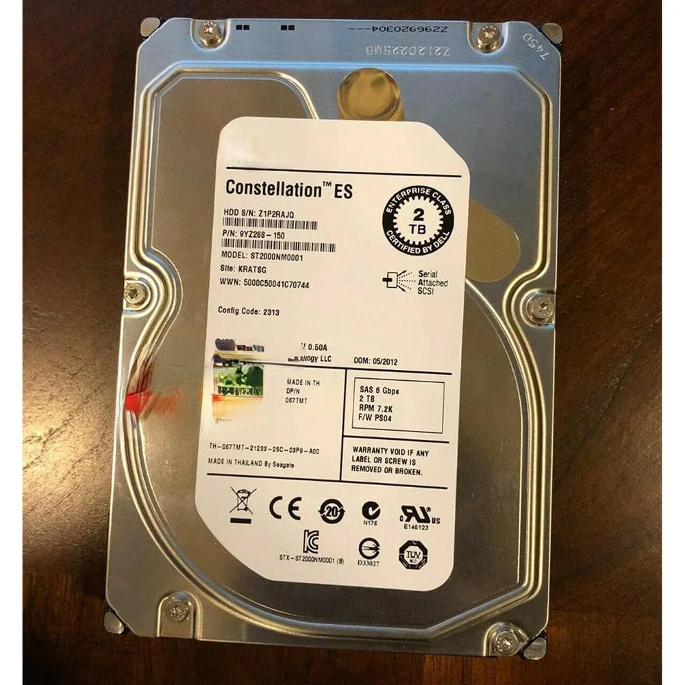 هارد دیسک 2 ترابایتی 7.2K 3.5 اینچی SAS برای سرورهای R710 R720 R730 هارد دیسک 2 ترابایتی 7.2K 3.5 اینچی SAS برای سرورهای R710 R720 R730