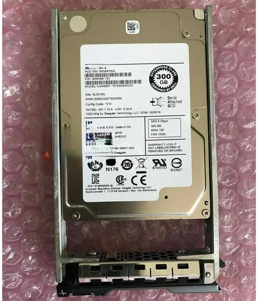 هارد دیسک 300G SAS 15K 2.5 اینچی برای سرورهای R710 R720 R730 هارد دیسک 300G SAS 15K 2.5 اینچی برای سرورهای R710 R720 R730