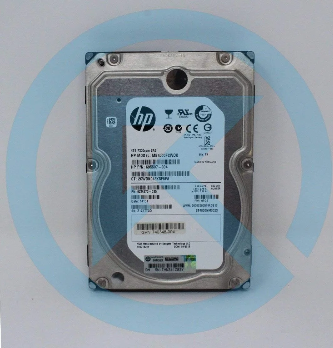 هارد دیسک 4 ترابایتی SAS با سرعت 7.2K و سایز 3.5 اینچی HP مدل MB4000FCWDK (بازسازی شده) هارد دیسک 4 ترابایتی SAS با سرعت 7.2K و سایز 3.5 اینچی HP مدل MB4000FCWDK (بازسازی شده)