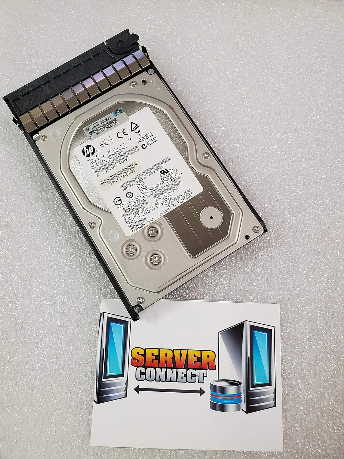 هارد درایو اچ پی ای 3 ترابایت 7.2K 6G LFF SAS مدل M6612 هارد درایو اچ پی ای 3 ترابایت 7.2K 6G LFF SAS مدل M6612