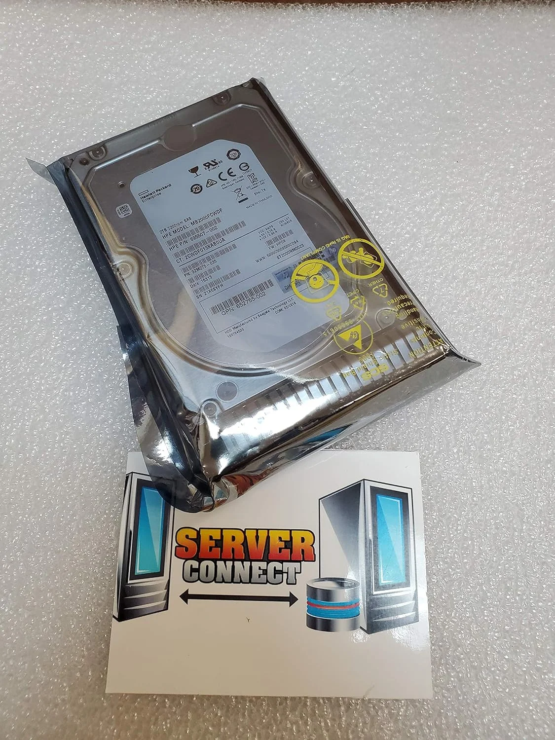 هارد درایو 2 ترابایتی اچ پی ای 7.2K 6G LFF SAS هارد درایو 2 ترابایتی اچ پی ای 7.2K 6G LFF SAS