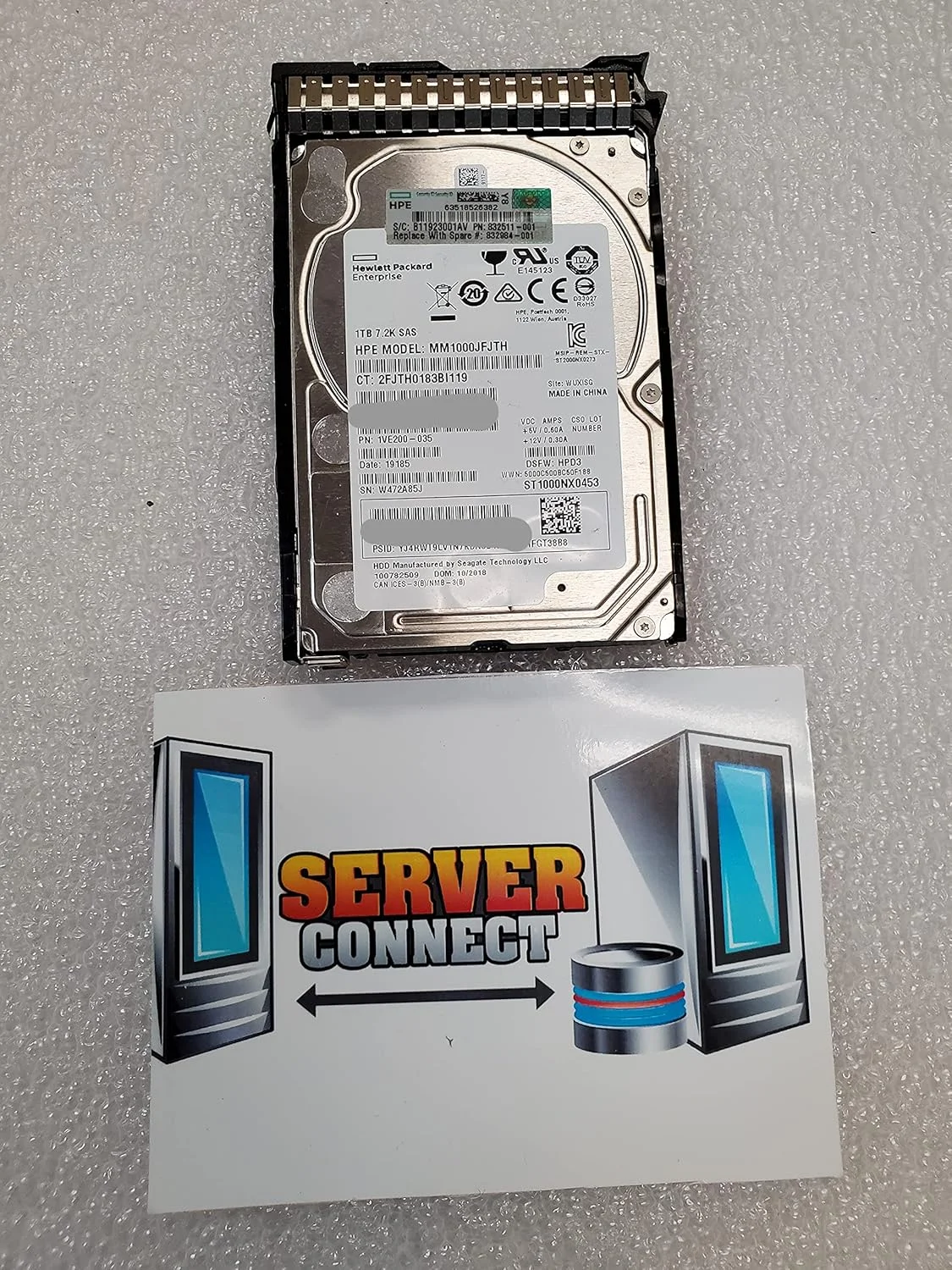 هارد درایو HPE با ظرفیت 1 ترابایت، سرعت 7.2K و رابط 12G SFF SAS SC هارد درایو HPE با ظرفیت 1 ترابایت، سرعت 7.2K و رابط 12G SFF SAS SC