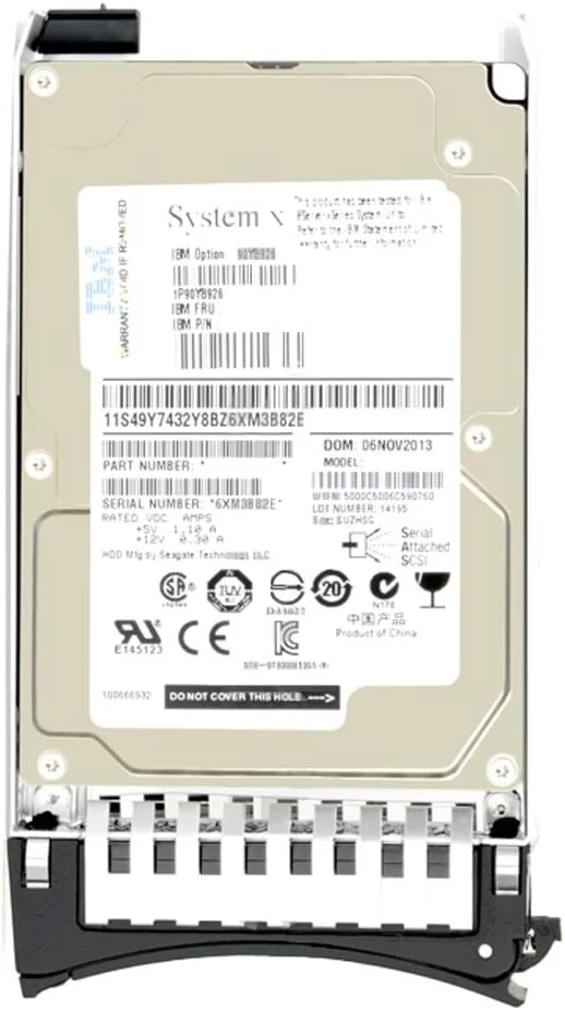 هارد درایو IBM 42D0641 - 300GB 2.5 اینچی SAS 10K 6Gb/s Slim-HS