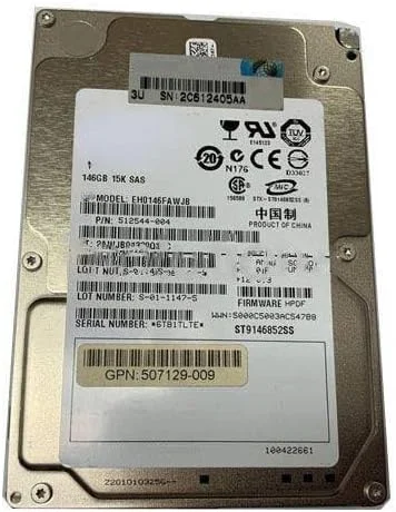 هارد درایو سرور G6G7، ۱۴۶ گیگابایت، ۱۵K، ۲.۵ SAS، شماره قطعه 507129-009، شماره قطعه 512744-001 هارد درایو سرور G6G7، ۱۴۶ گیگابایت، ۱۵K، ۲.۵ SAS، شماره قطعه 507129-009، شماره قطعه 512744-001