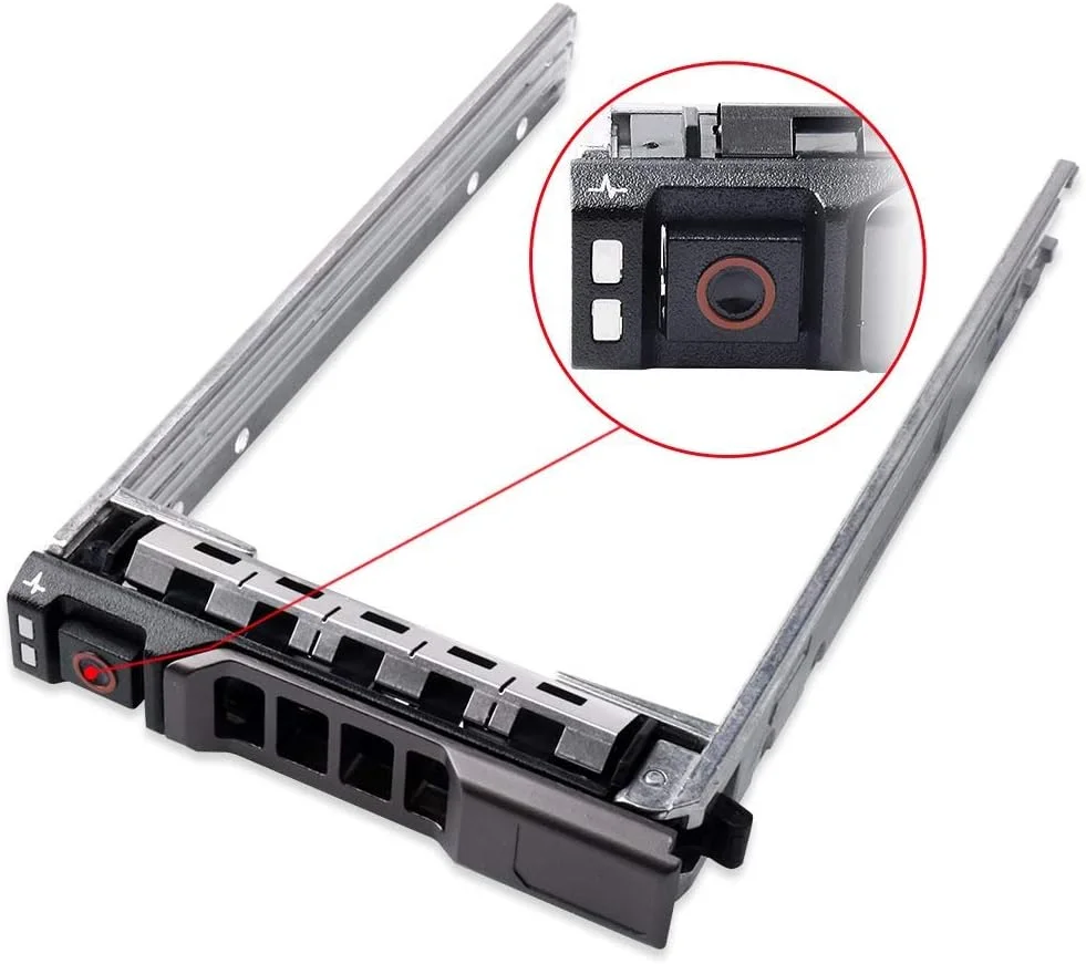 بسته 2 عددی سینی هارد درایو 2.5 اینچی G176J G281D KG7NR سازگار با سرورهای Dell R610 R710 R620 R720 R630 R730 R730XD R810 R910 T310 T410 T610 T710 PowerEdge SAS SATA HDD