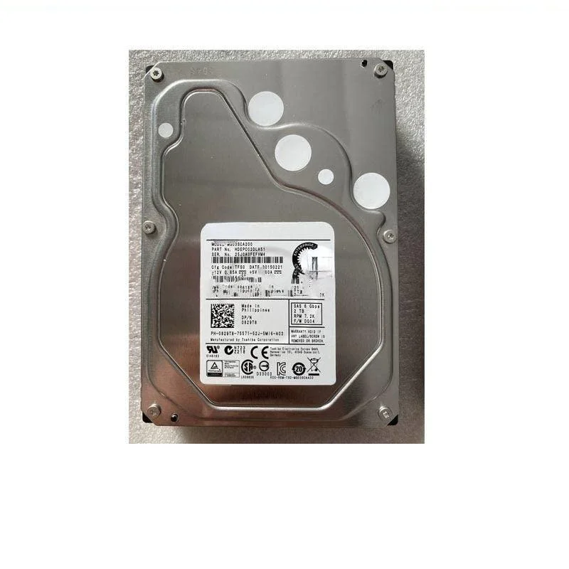 هارد دیسک 2 ترابایتی 7.2k 3.5 اینچی MG03SCA200 SAS 64M Cache 0829T8 سرور هارد دیسک 2 ترابایتی 7.2k 3.5 اینچی MG03SCA200 SAS 64M Cache 0829T8 سرور