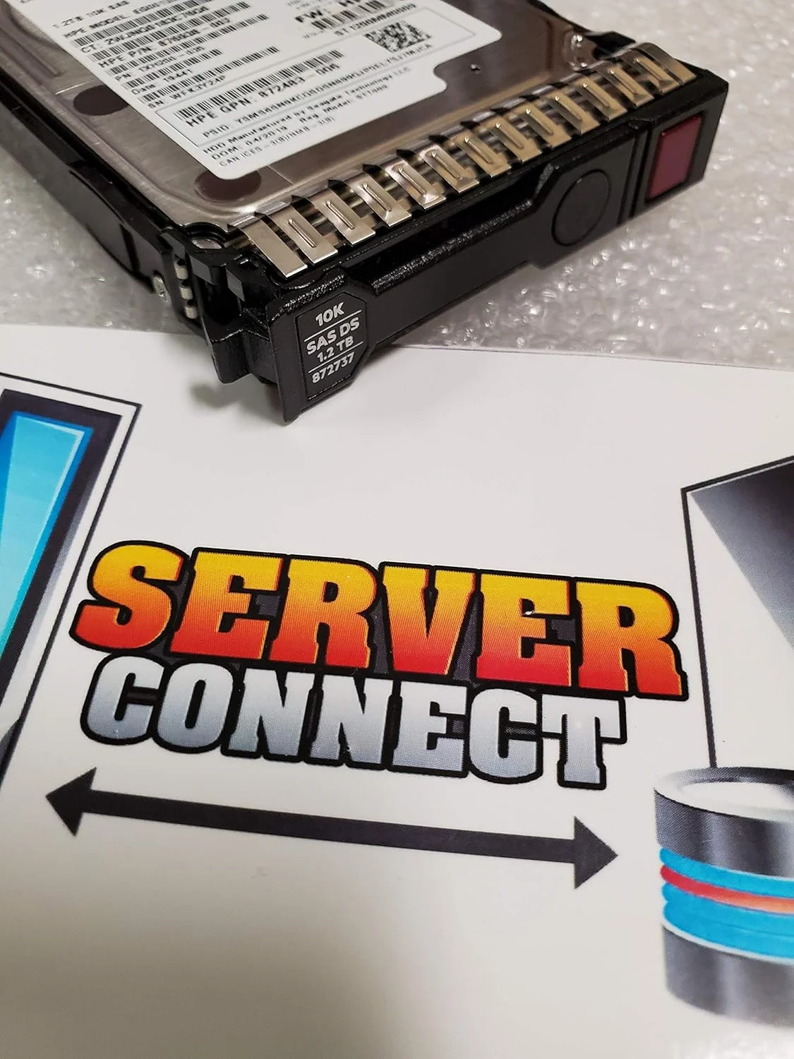 هارد درایو HPE با ظرفیت 1.2 ترابایت، 12 گیگ، 10K، SFF، SAS SC مدل EG001200JWJNQ