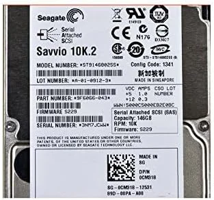 هارد دیسک 146 گیگابایتی SAS با سرعت 10K و سایز 2.5 اینچ