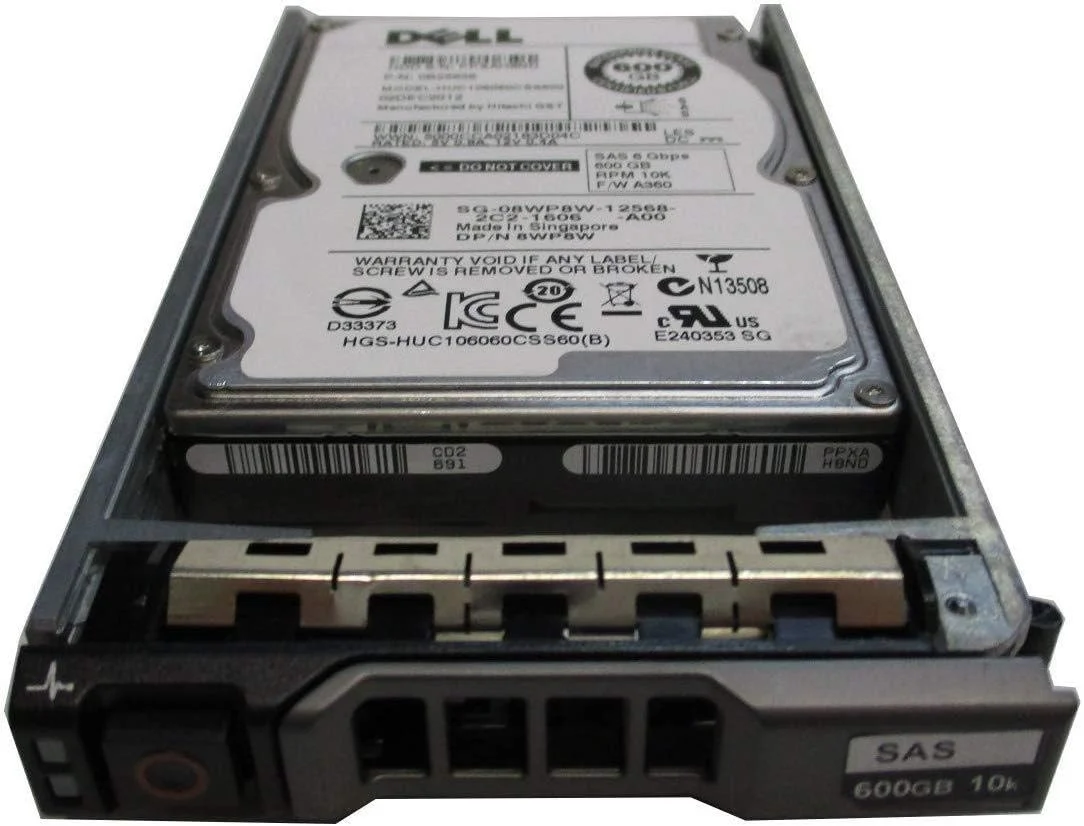 هارد دیسک 600 گیگابایتی دل 8WP8W، 10K، 2.5 اینچی، 64 مگابایت، SAS-6Gb/s
