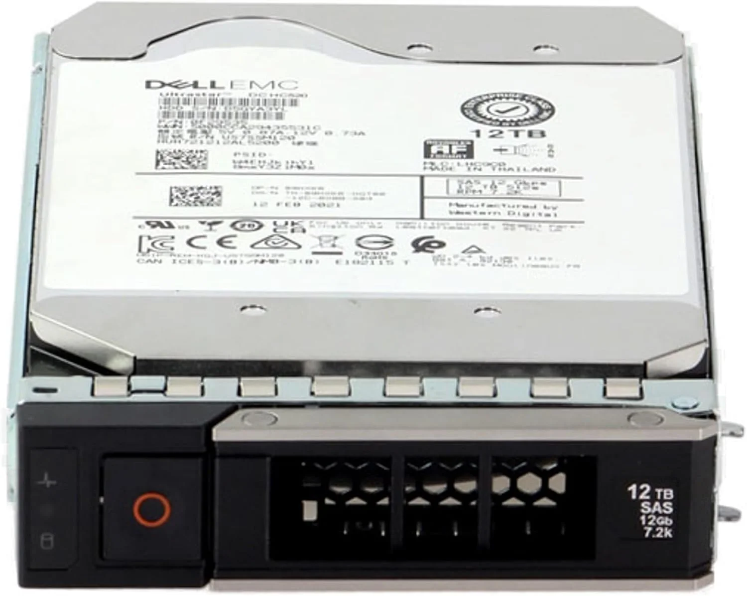 هارد دیسک 12 ترابایتی Dell با سرعت 7.2K و رابط 12Gbps NL SAS، سایز 3.5 اینچ، 512e (9HXK6) (بازسازی شده) هارد دیسک 12 ترابایتی Dell با سرعت 7.2K و رابط 12Gbps NL SAS، سایز 3.5 اینچ، 512e (9HXK6) (بازسازی شده)