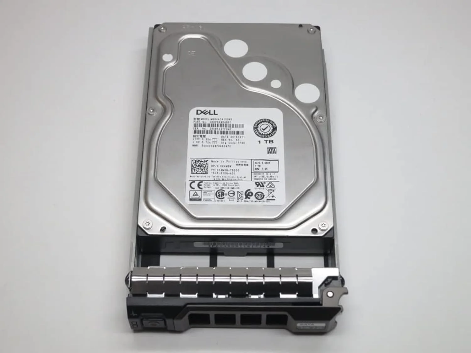 هارد درایو 4 ترابایتی Dell با سرعت 12 گیگابیت بر ثانیه، 7.2K NL SAS 512n 3.5 اینچی به همراه سینی درایو - 5JH5X