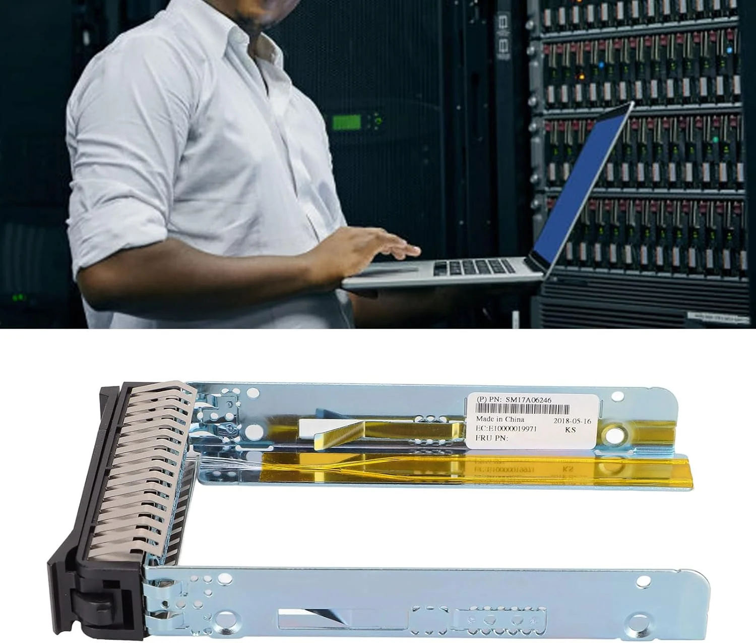 ASHATA SM17A06246 سینی آداپتور هارد دیسک 2.5 اینچی SAS SATA برای SR650 SR550 SR570 SR590 HR630X HR650S محفظه سینی هارد دیسک، قابلیت تعویض سریع ASHATA SM17A06246 سینی آداپتور هارد دیسک 2.5 اینچی SAS SATA برای SR650 SR550 SR570 SR590 HR630X HR650S محفظه سینی هارد دیسک، قابلیت تعویض سریع