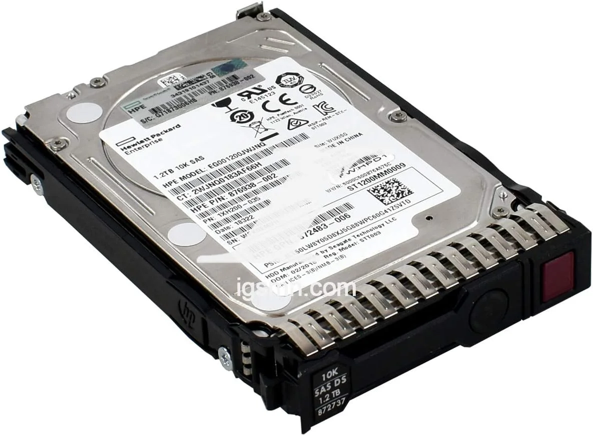 هارد درایو اچ پی ای HP 872737-001 با ظرفیت 1.2 ترابایت، سرعت 10K و رابط 12Gbps، سایز 3.5 اینچ، نوع SAS هارد درایو اچ پی ای HP 872737-001 با ظرفیت 1.2 ترابایت، سرعت 10K و رابط 12Gbps، سایز 3.5 اینچ، نوع SAS