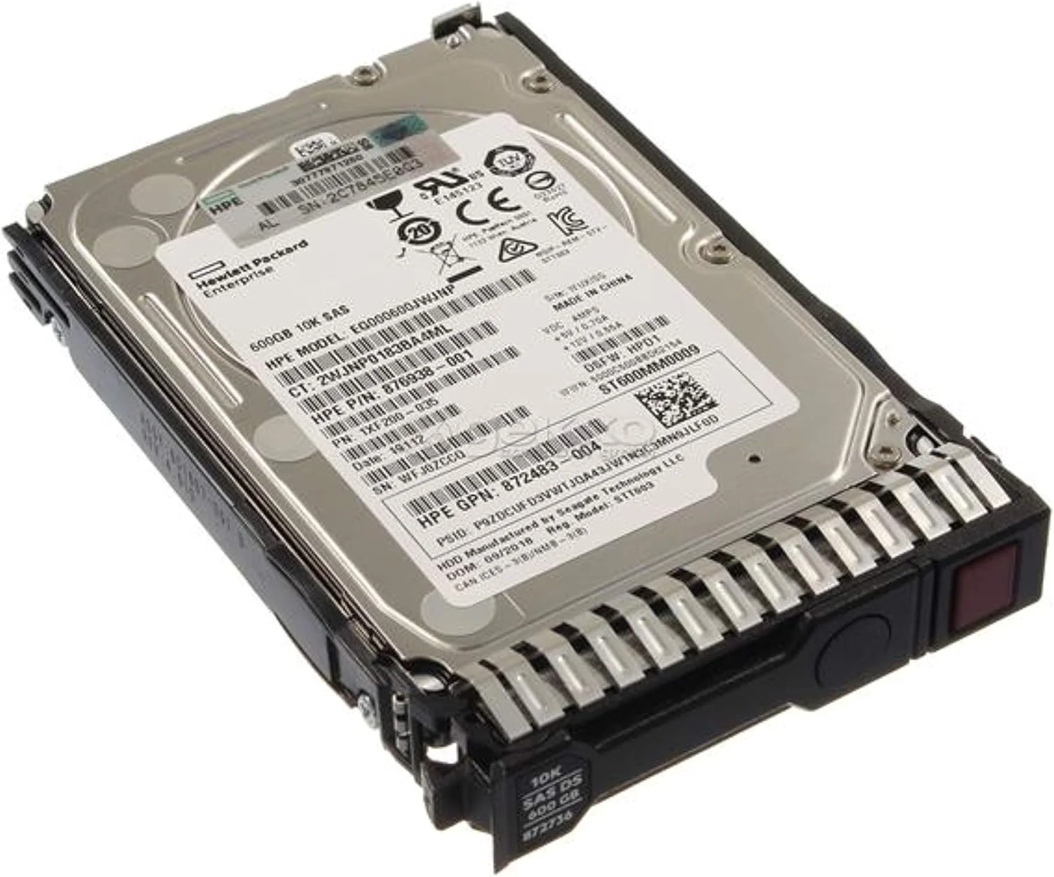 هارد دیسک HPE 872477-B21 872736-001 600GB 12G SAS 10K 2.5 SFF ENT HDD SC DS نو و پلمپ کارخانه هارد دیسک HPE 872477-B21 872736-001 600GB 12G SAS 10K 2.5 SFF ENT HDD SC DS نو و پلمپ کارخانه