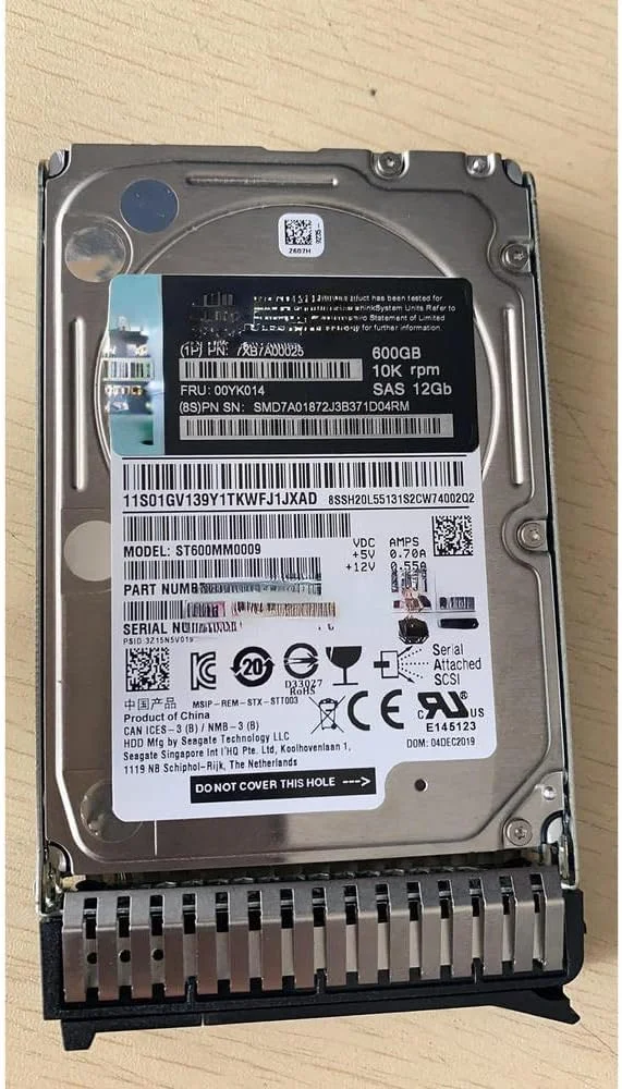 هارد دیسک سرور 600G 10K SAS 12GB 2.5 برای 7XB7A00025 FRU 00YK014 هارد دیسک سرور 600G 10K SAS 12GB 2.5 برای 7XB7A00025 FRU 00YK014