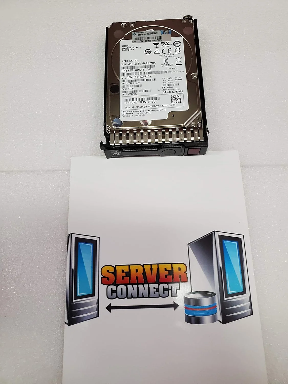 هارد درایو HPE 781514-002 با ظرفیت 1.2 ترابایت، 12G، 10K، SFF SAS SC هارد درایو HPE 781514-002 با ظرفیت 1.2 ترابایت، 12G، 10K، SFF SAS SC