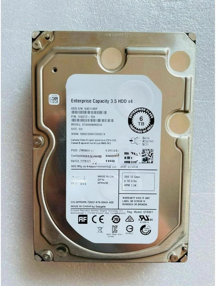 هارد دیسک سرور 6 ترابایتی SAS 3.5 7.2K 128M مدل ST6000NM0034 با ظرفیت 6000 گیگابایت هارد دیسک سرور 6 ترابایتی SAS 3.5 7.2K 128M مدل ST6000NM0034 با ظرفیت 6000 گیگابایت