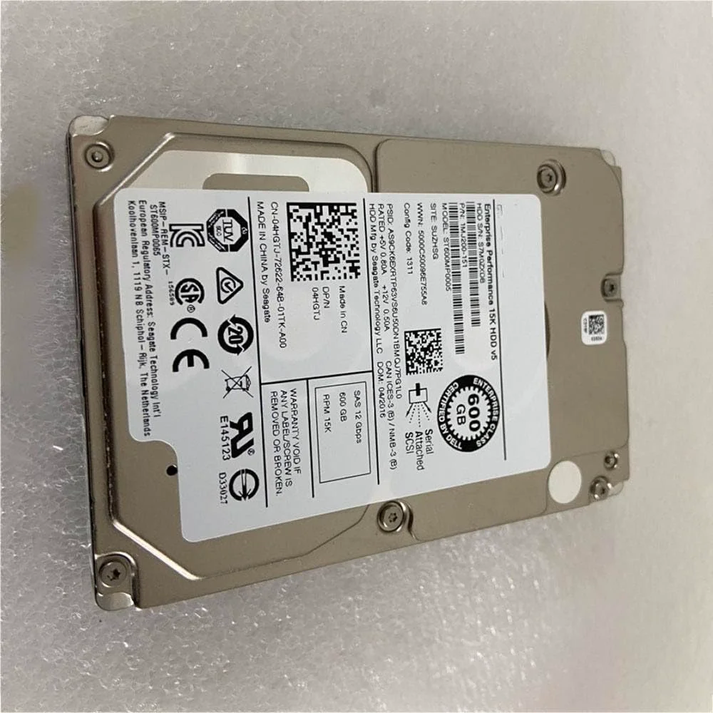 هارد دیسک سرور 600 گیگابایتی برای ST600MP005 600G 2.5 15K 12Gb SAS 04HGTJ 4HGTJ هارد دیسک سرور 600 گیگابایتی برای ST600MP005 600G 2.5 15K 12Gb SAS 04HGTJ 4HGTJ