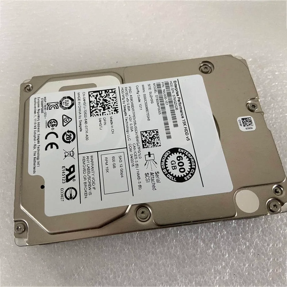 هارد دیسک سرور 600 گیگابایتی برای ST600MP005 600G 2.5 15K 12Gb SAS 04HGTJ 4HGTJ هارد دیسک سرور 600 گیگابایتی برای ST600MP005 600G 2.5 15K 12Gb SAS 04HGTJ 4HGTJ