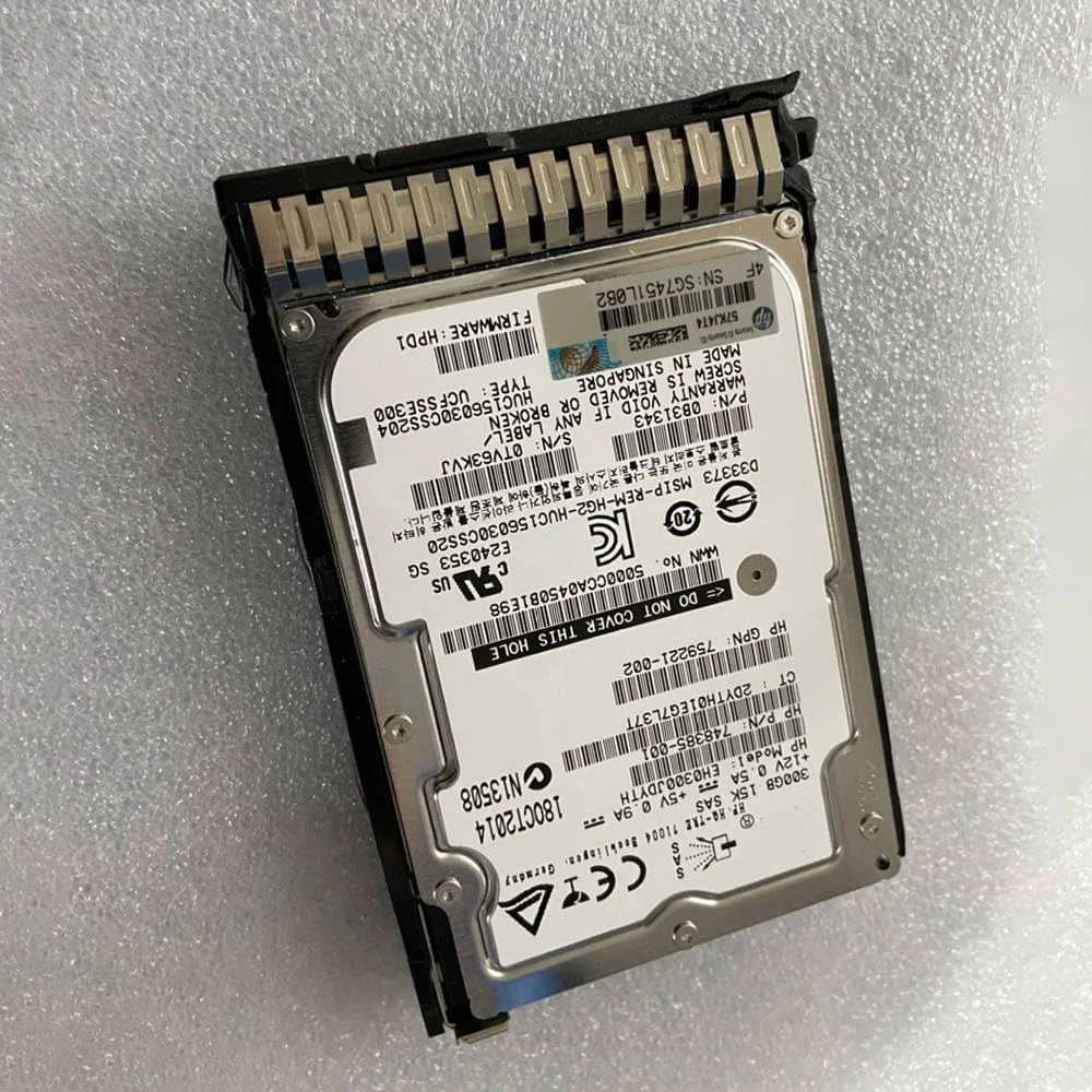 هارد دیسک سرور 300 گیگابایتی برای 759208-B21 300G SAS 15K 12G 2.5 759546-001 هارد دیسک سرور 300 گیگابایتی برای 759208-B21 300G SAS 15K 12G 2.5 759546-001