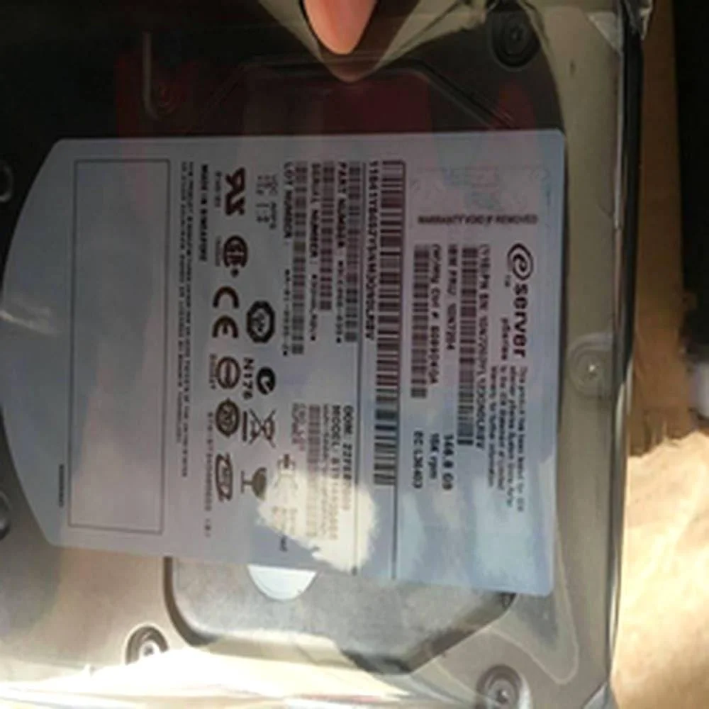 هارد دیسک 146 گیگابایتی 3.5 اینچی SAS با سرعت 6 گیگابیت بر ثانیه، 16 مگابایت حافظه کش و سرعت 15000 دور در دقیقه، مناسب برای هارد دیسک داخلی سرور مدل 10N7203 10N7204 هارد دیسک 146 گیگابایتی 3.5 اینچی SAS با سرعت 6 گیگابیت بر ثانیه، 16 مگابایت حافظه کش و سرعت 15000 دور در دقیقه، مناسب برای هارد دیسک داخلی سرور مدل 10N7203 10N7204