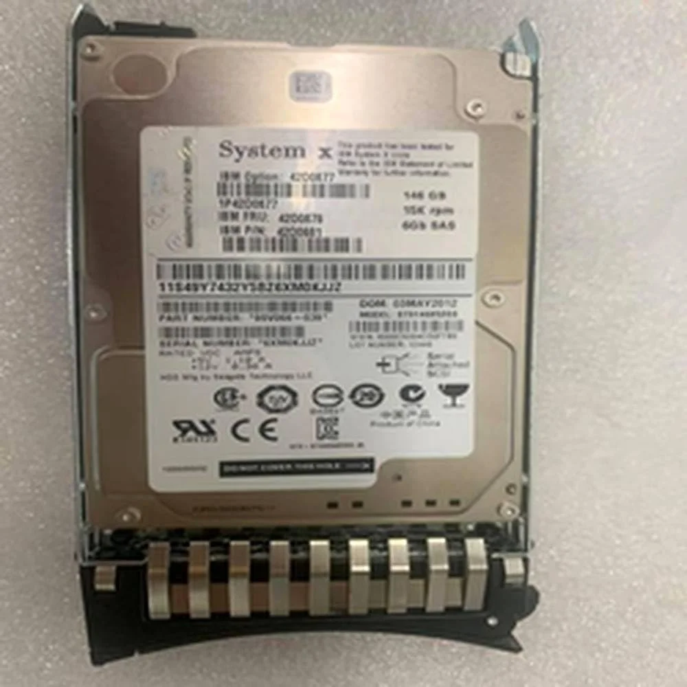 هارد دیسک داخلی 146 گیگابایتی 2.5 SAS با سرعت 6 گیگابیت بر ثانیه، 64 مگابایت حافظه کش و سرعت 15000 دور در دقیقه مناسب برای سرور مدل های 42D0678 42D0681 42D0677 هارد دیسک داخلی 146 گیگابایتی 2.5 SAS با سرعت 6 گیگابیت بر ثانیه، 64 مگابایت حافظه کش و سرعت 15000 دور در دقیقه مناسب برای سرور مدل های 42D0678 42D0681 42D0677