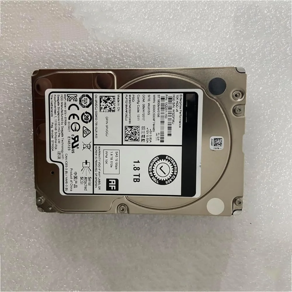 هارد دیسک 1.8 ترابایتی برای سرور دل 1.8T 10K 2.5" SAS 12G 0RVDCJ RVDCJ ST1800MM0198 هارد دیسک 1.8 ترابایتی برای سرور دل 1.8T 10K 2.5" SAS 12G 0RVDCJ RVDCJ ST1800MM0198