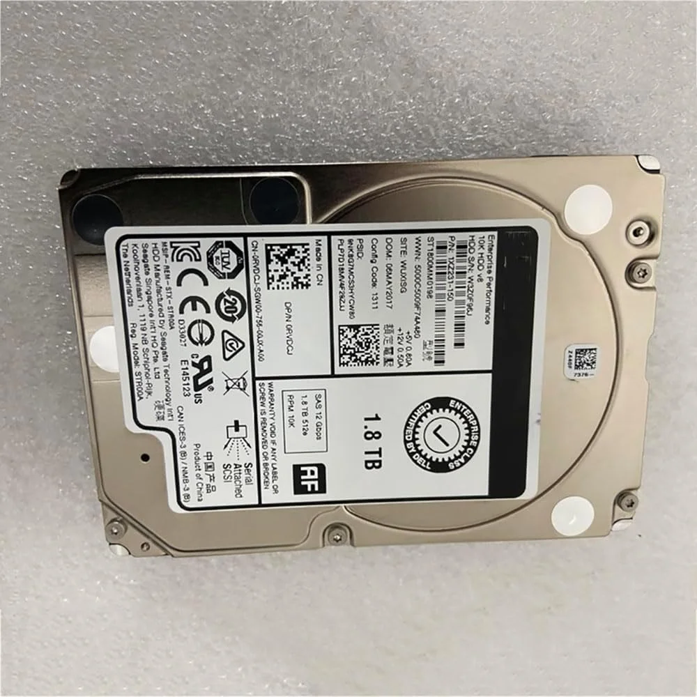 هارد دیسک 1.8 ترابایتی برای سرور دل 1.8T 10K 2.5" SAS 12G 0RVDCJ RVDCJ ST1800MM0198 هارد دیسک 1.8 ترابایتی برای سرور دل 1.8T 10K 2.5" SAS 12G 0RVDCJ RVDCJ ST1800MM0198