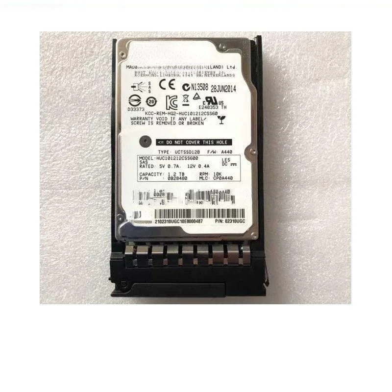 هارد دیسک اختصاصی سرور 1.2T SAS 2.5 اینچی 10K مدل PN 02311HAN 02310UGC هارد دیسک اختصاصی سرور 1.2T SAS 2.5 اینچی 10K مدل PN 02311HAN 02310UGC