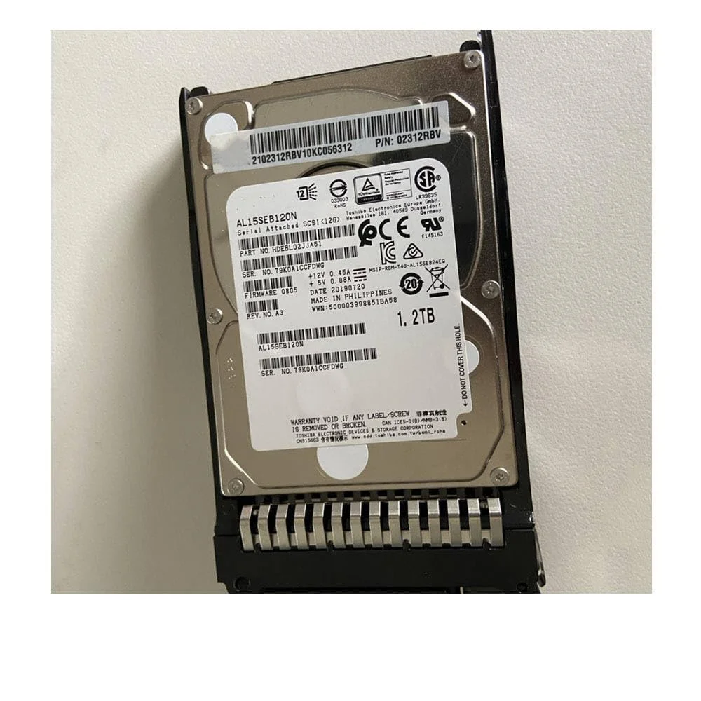 هارد دیسک ۱.۲ ترابایتی برای سرور مدل 02312RBV 02311HAN 02311NHV با ظرفیت ۱.۲ ترابایت، سرعت ۱۰K و رابط SAS و سایز ۲.۵ اینچ هارد دیسک ۱.۲ ترابایتی برای سرور مدل 02312RBV 02311HAN 02311NHV با ظرفیت ۱.۲ ترابایت، سرعت ۱۰K و رابط SAS و سایز ۲.۵ اینچ