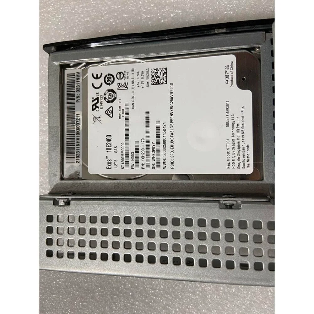 هارد دیسک ۱.۲ ترابایتی برای سرور مدل 02312RBV 02311HAN 02311NHV با ظرفیت ۱.۲ ترابایت، سرعت ۱۰K و رابط SAS و سایز ۲.۵ اینچ هارد دیسک ۱.۲ ترابایتی برای سرور مدل 02312RBV 02311HAN 02311NHV با ظرفیت ۱.۲ ترابایت، سرعت ۱۰K و رابط SAS و سایز ۲.۵ اینچ