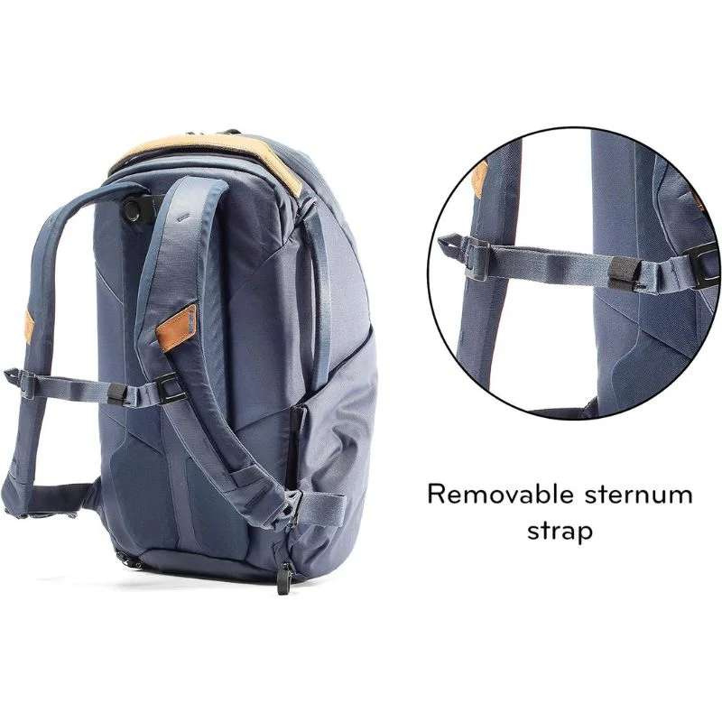 کوله پشتی Peak Design مدل Everyday Backpack با رنگ آبی نیمه شب، سایز مدیوم