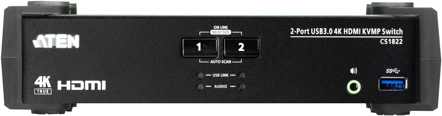 آتن CS1822 KVMP دو پورت HDMI با کیفیت 4K60