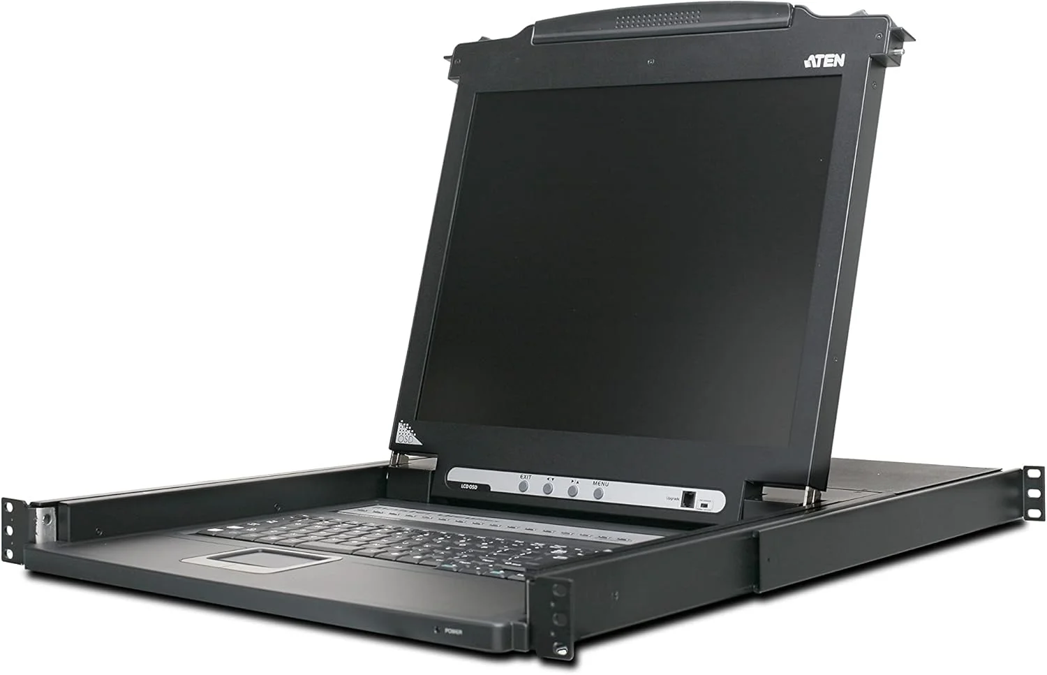 سوئیچ KVM یکپارچه ATEN CL1016M با LCD 17 اینچی و 16 پورت USB/PS2 (مشکی)