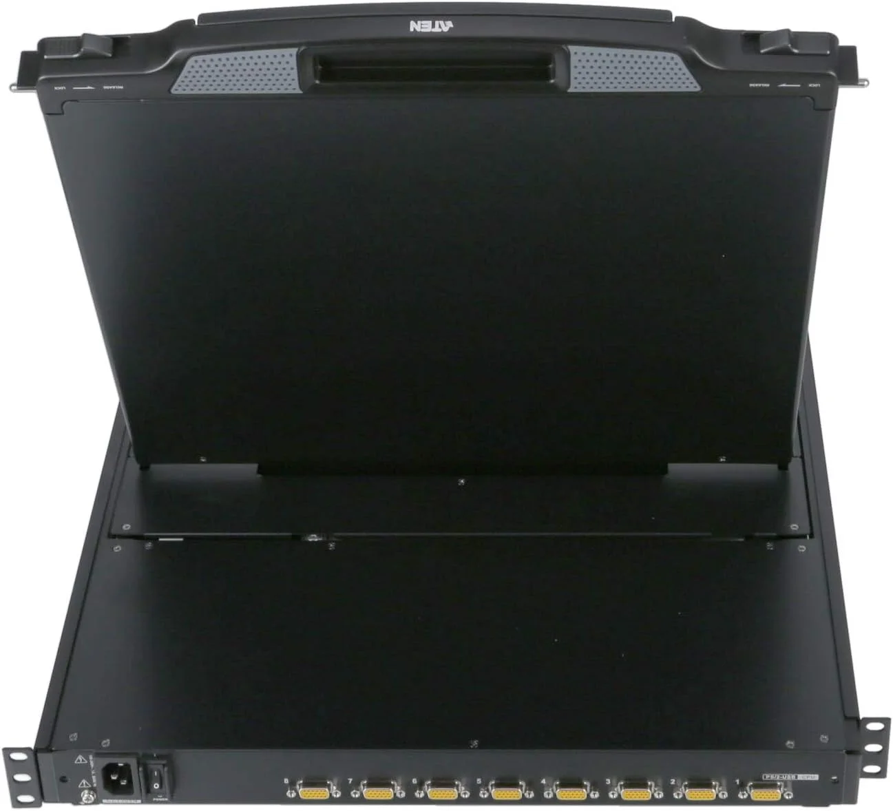 سوئیچ KVM اِی تِن CL1308N با ۸ پورت USB PS/2، نمایشگر ۱۹ اینچی LCD و قابلیت توسعه زنجیرهای سوئیچ KVM اِی تِن CL1308N با ۸ پورت USB PS/2، نمایشگر ۱۹ اینچی LCD و قابلیت توسعه زنجیرهای