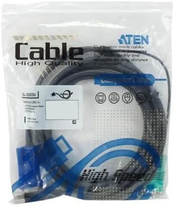 کابل KVM USB آتن، SPHD-15 نری به VGA و USB A مدل 2L5203U، طول 3 متر کابل KVM USB آتن، SPHD-15 نری به VGA و USB A مدل 2L5203U، طول 3 متر